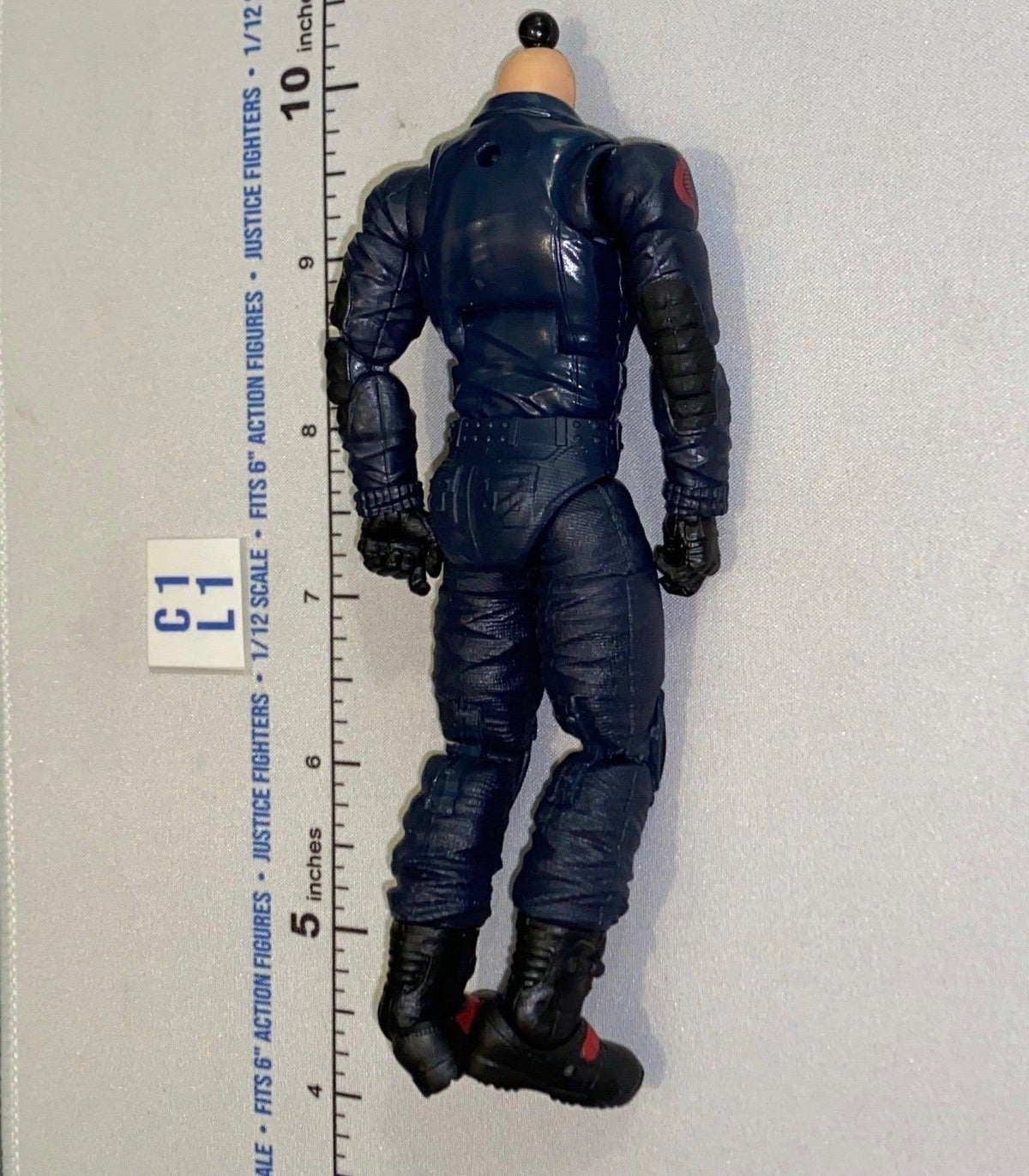 1/12 Scale Modern Era Action Figure Body - Cobra - GI Joe Classified