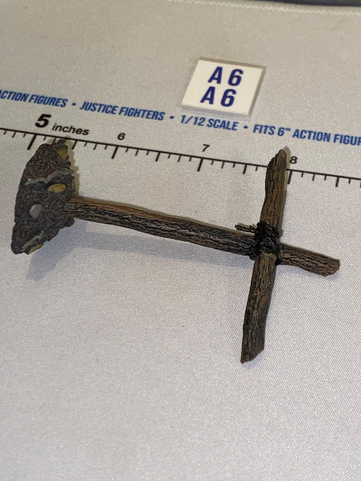 1/12 Scale Religious Wooden Cross Diorama Accessory
