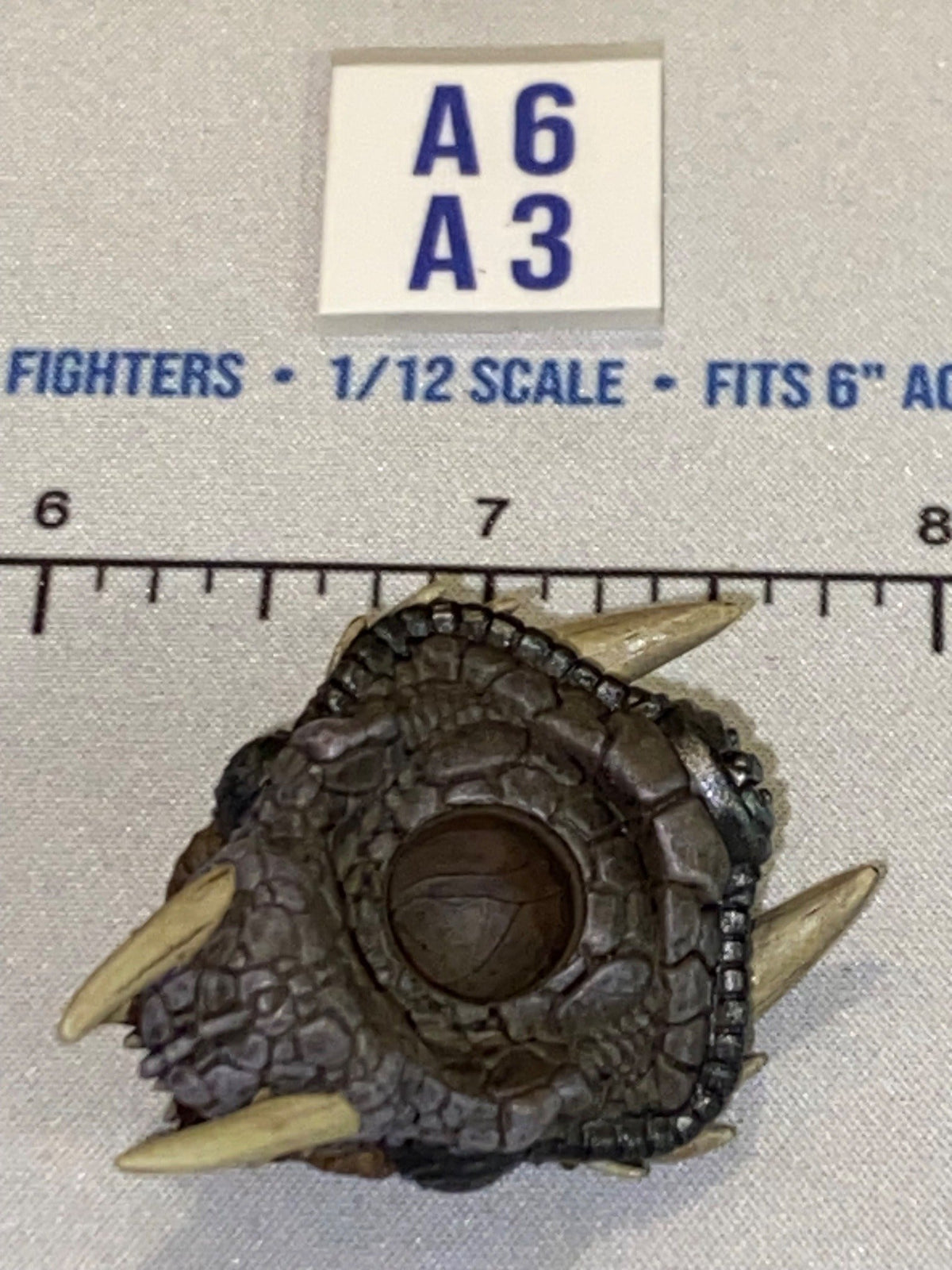 1/12 Scale Four Horsemen - Cosmic Legions Alien Creature Head Sculpt with Cybernetic Implant and Tusks