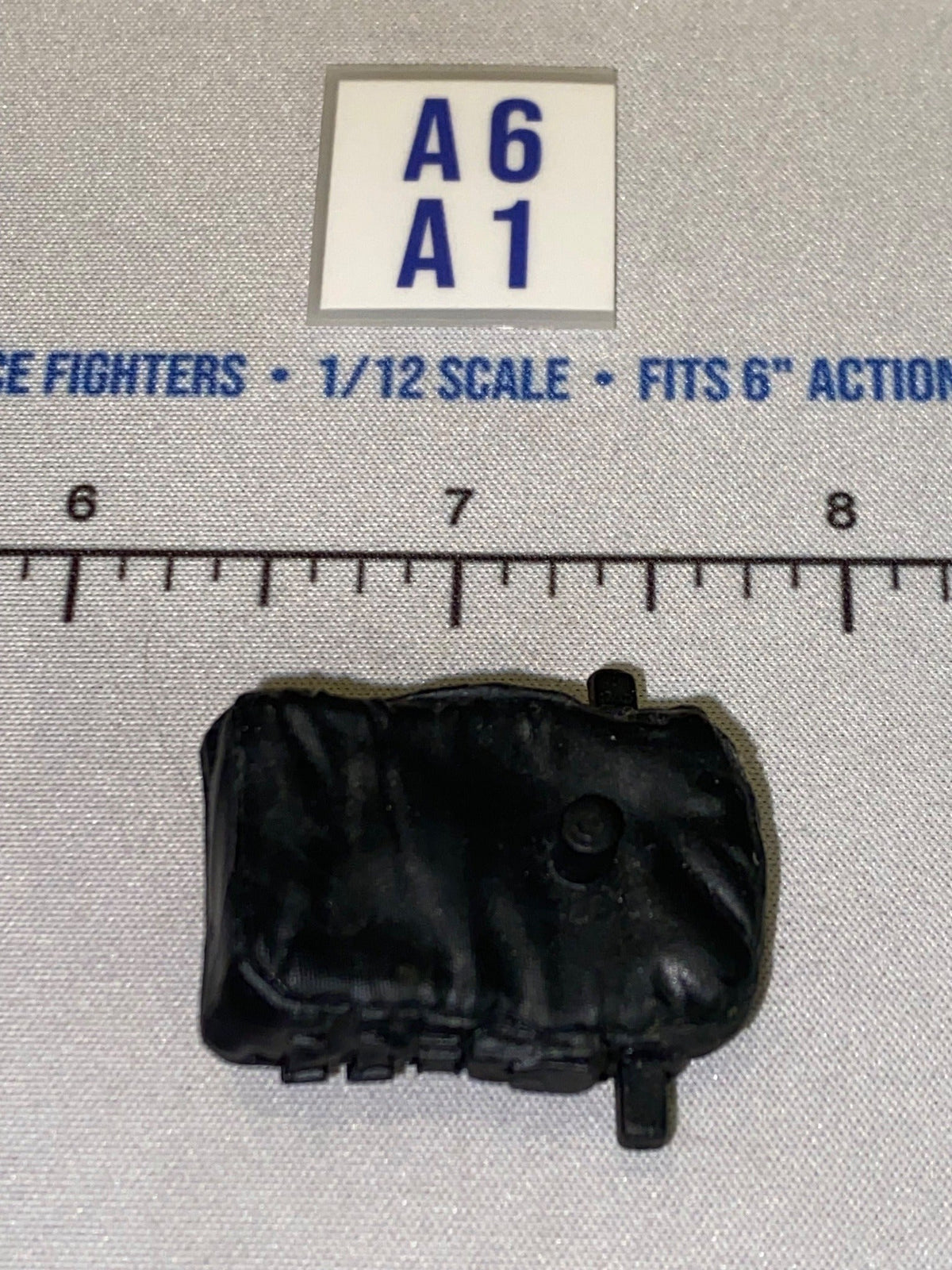 1/12 Scale Modern Era Black Tactical Backpack - GI Joe Classified