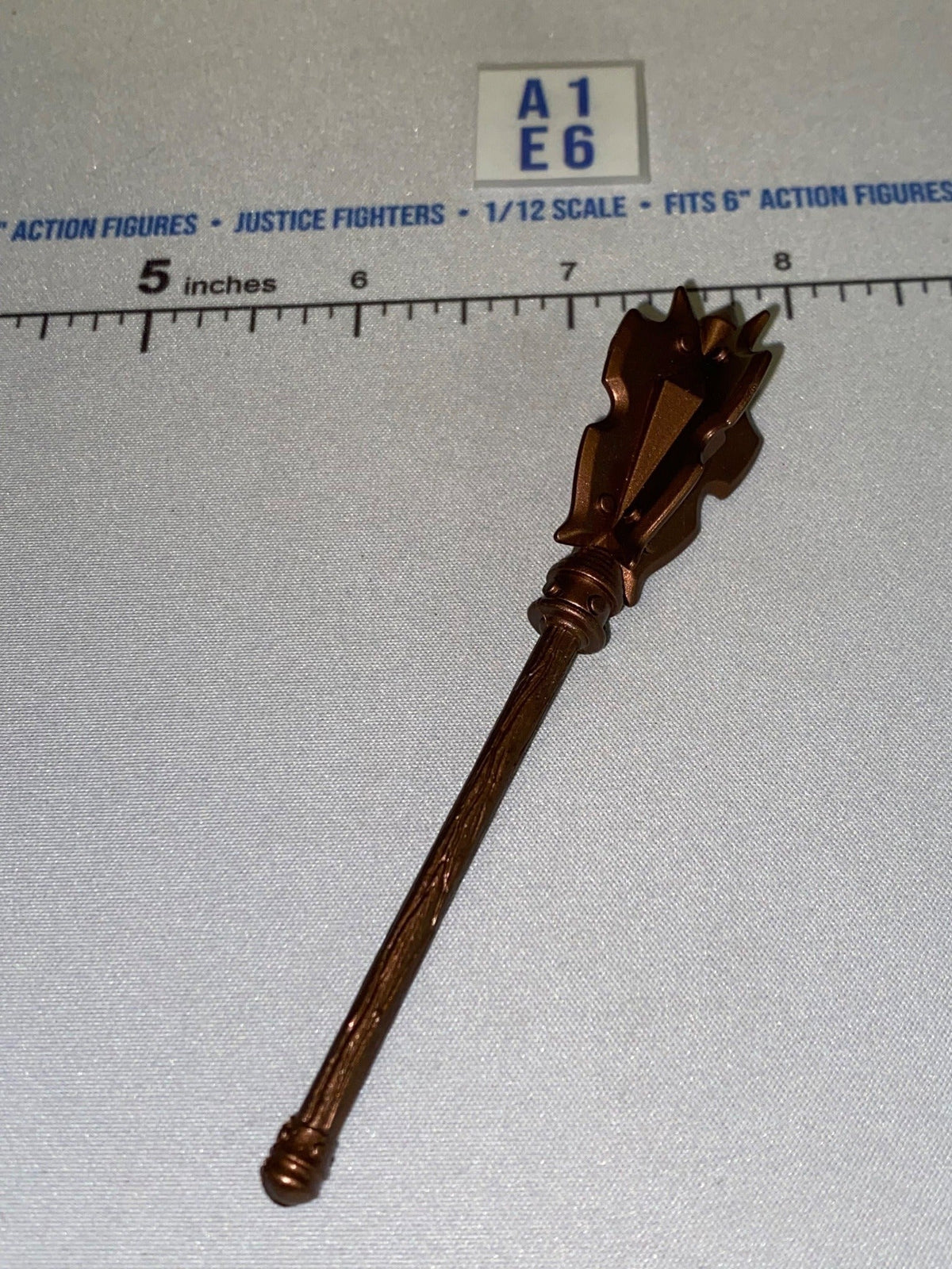 1/12 Scale Fantasy Warrior Battle Axe Staff Weapon - Four Horsemen - Mythic Legions