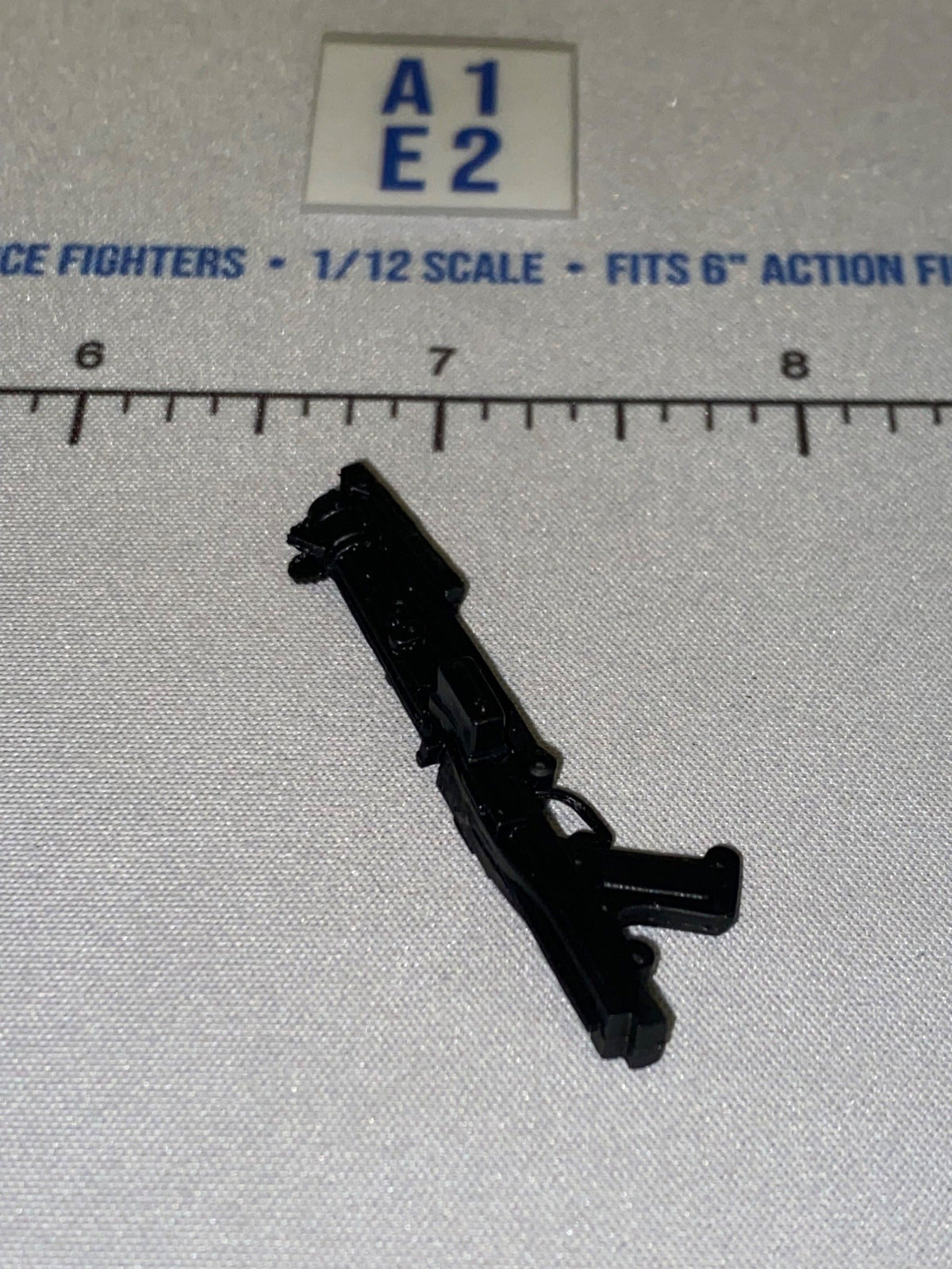 1/12 Scale Clone Trooper Rifle Short - Black - Star Wars Black Series