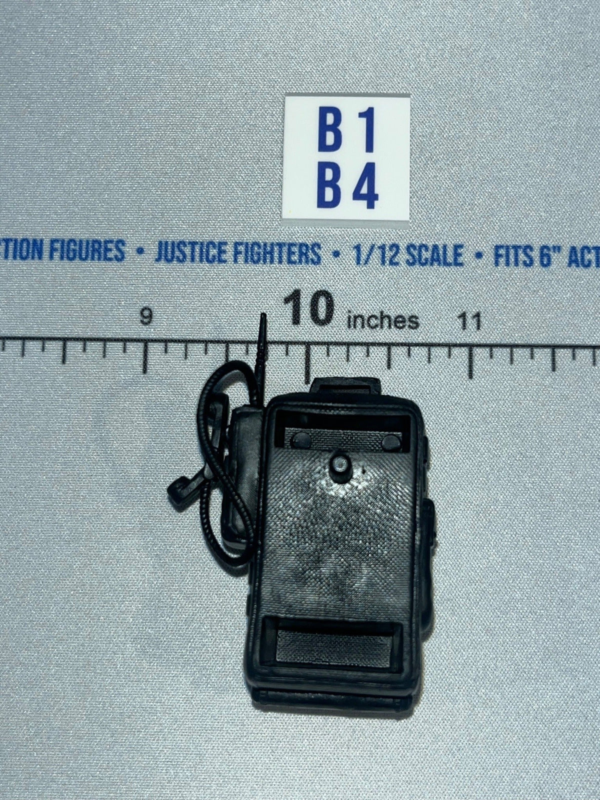 1/12 Scale Modern Era Tactical Satellite Radio Backpack Black- Valaverse