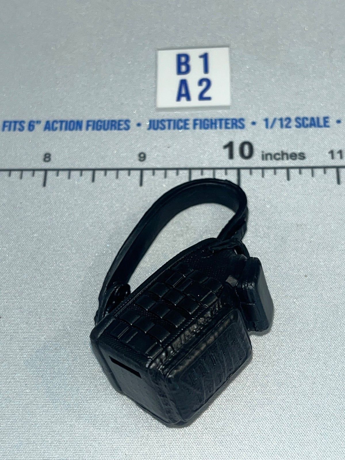 1/12 Scale Modern Era Tactical Sling Bag Black - Valaverse