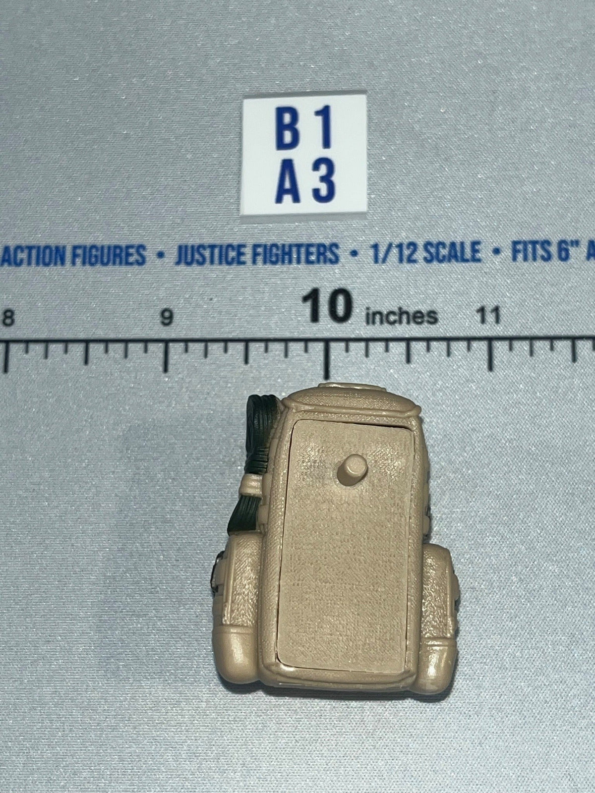 1/12 Scale Modern Era Military Tactical Backpack Tan - Valaverse