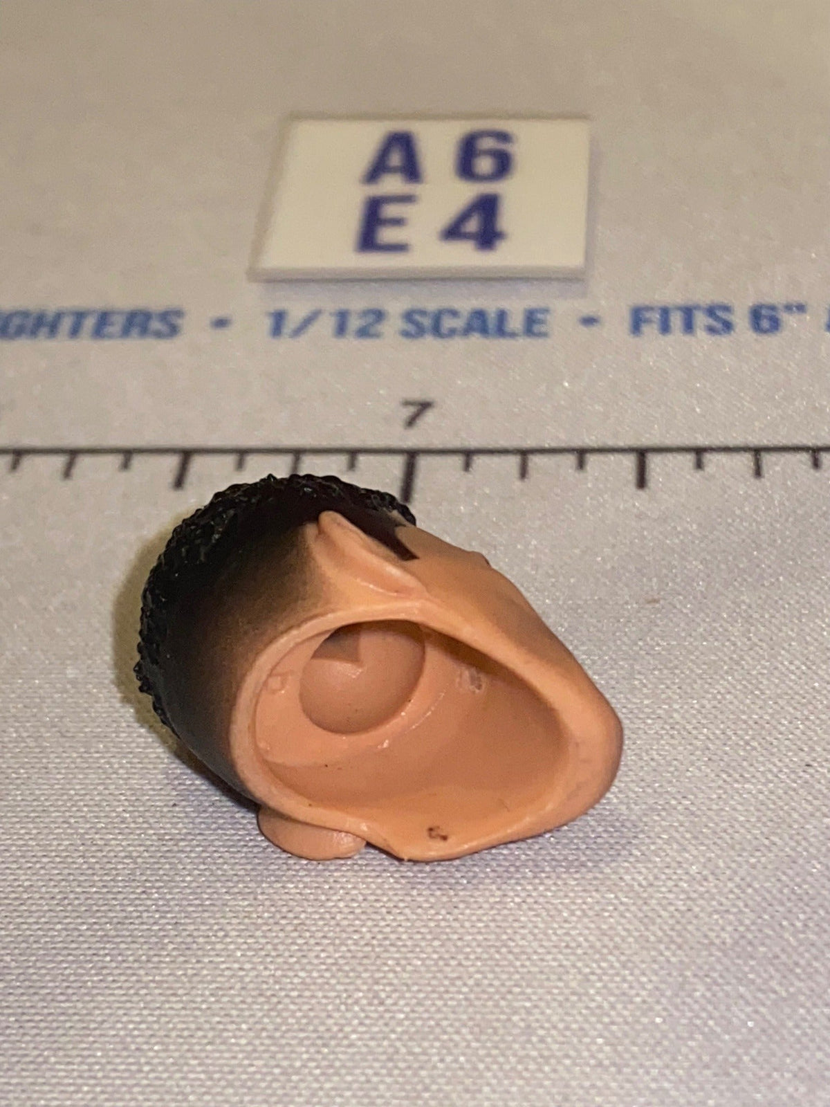 1/12 Scale Male Head Sculpt with Dark Hair - Sniper - Valaverse