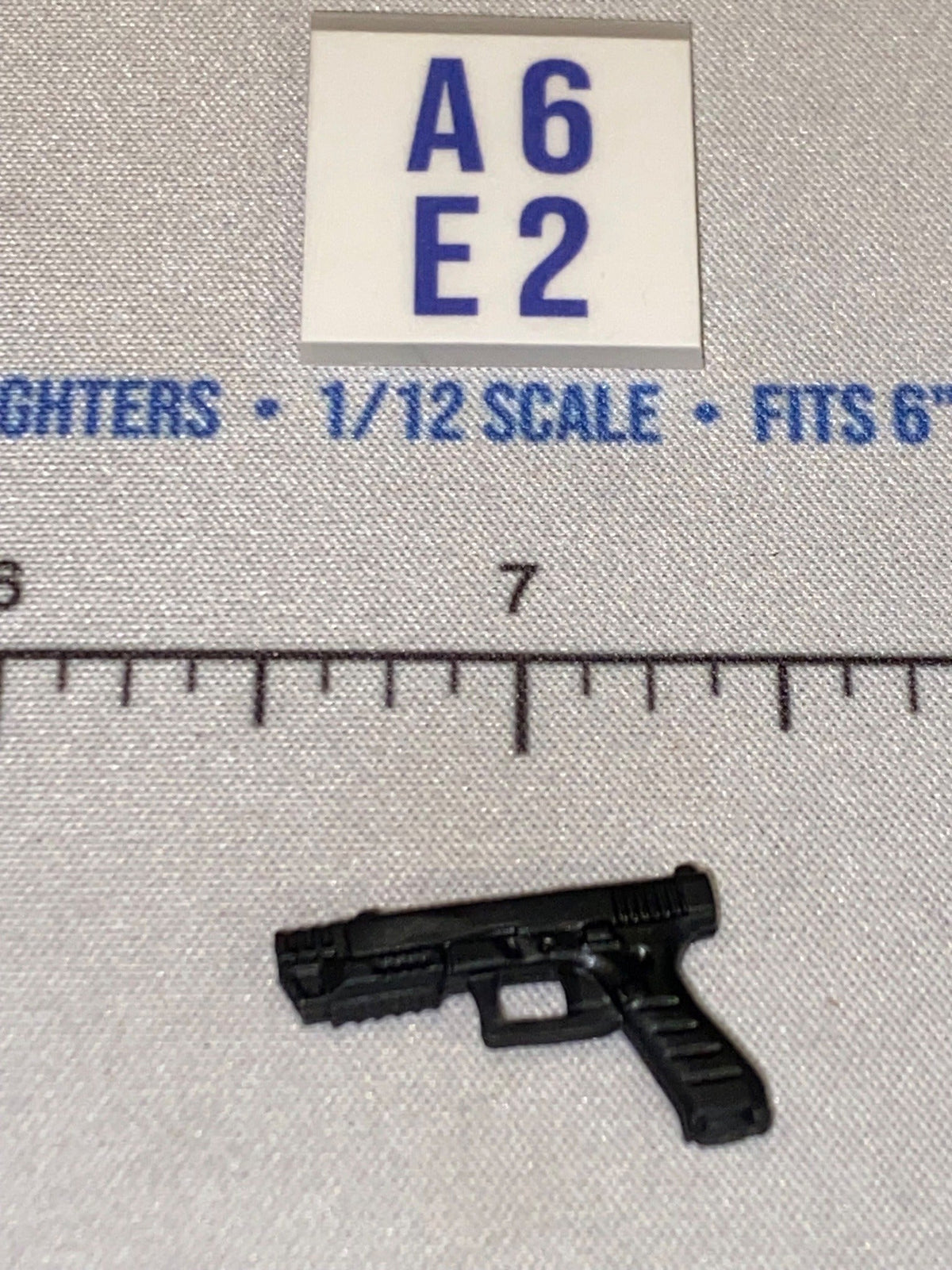 1/12 Scale Modern Era Tactical Pistol with Rail System - Valaverse