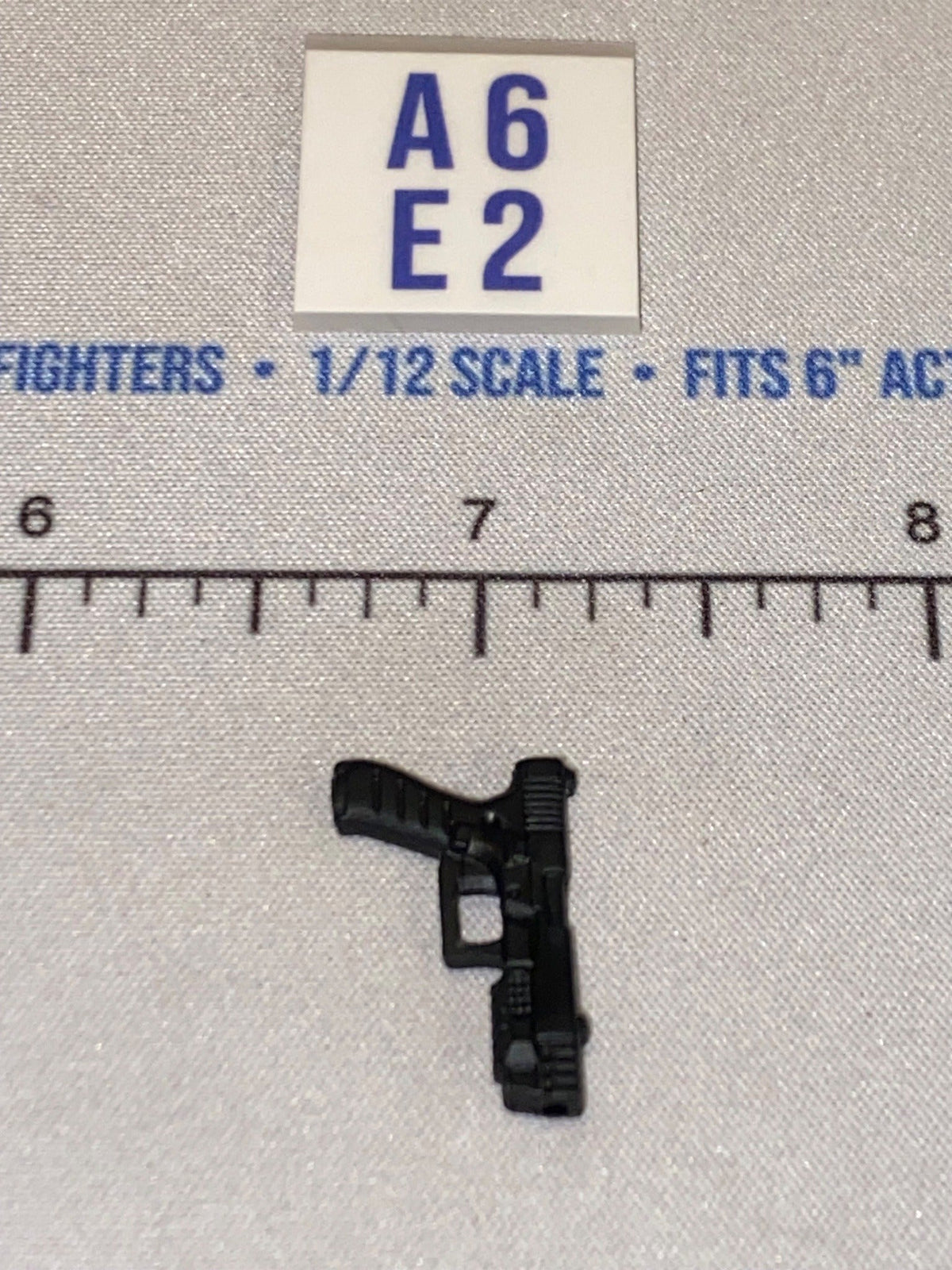 1/12 Scale Modern Era Tactical Pistol with Rail System - Valaverse