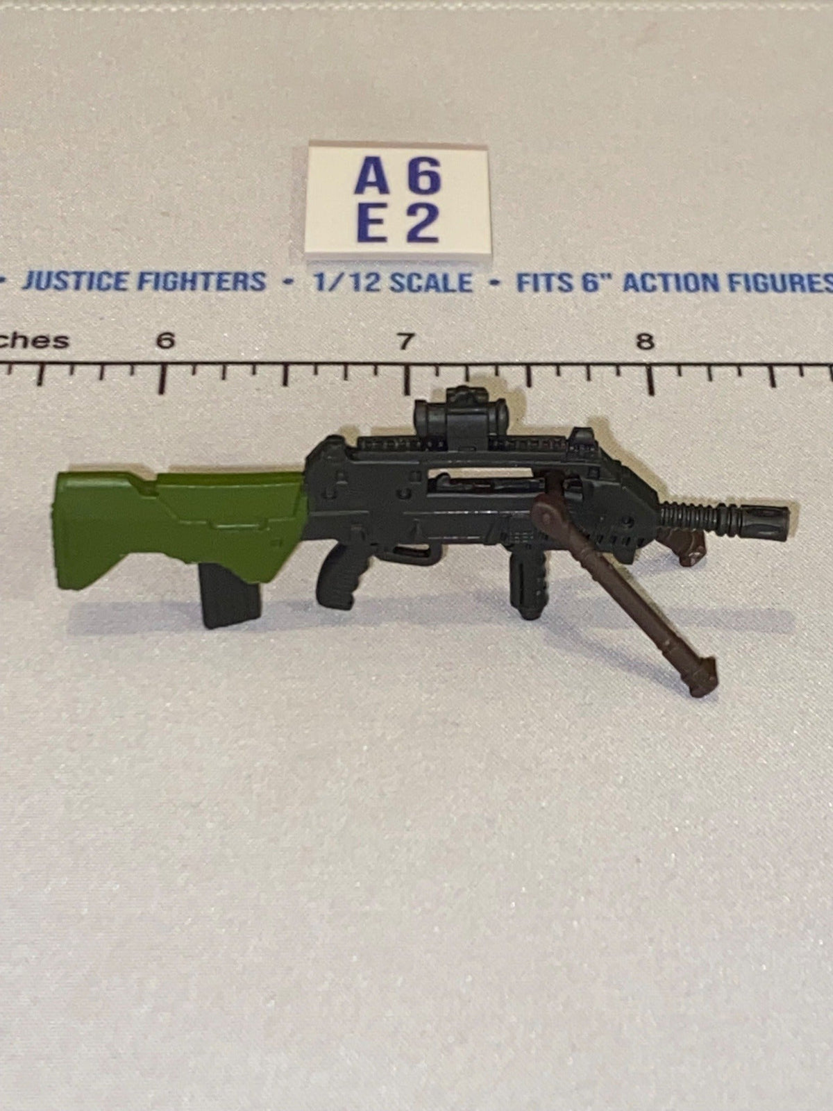1/12 Scale GI Joe Classified Modern Era Bullpup Assault Rifle with Bipod and Optic Sight