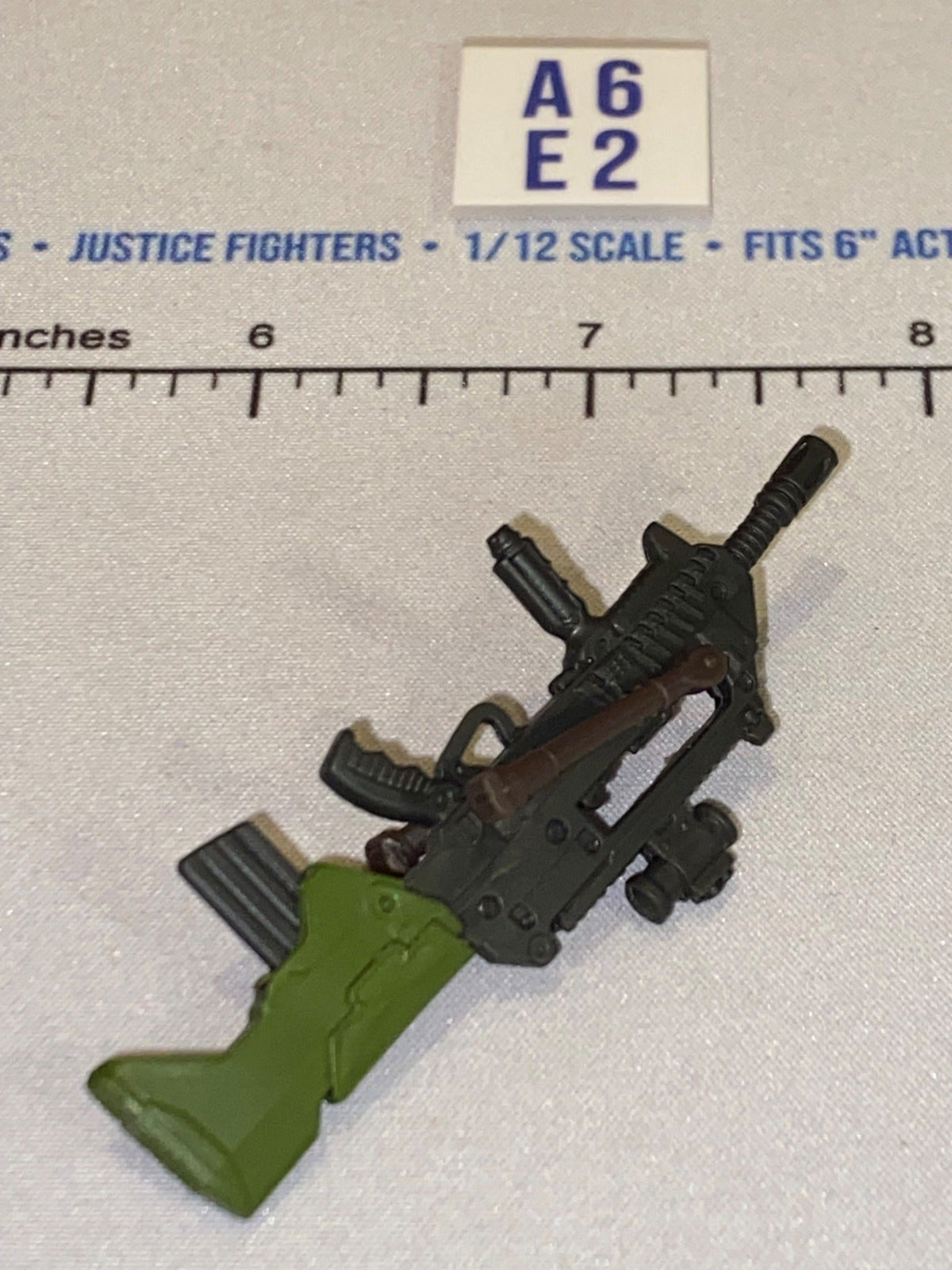 1/12 Scale GI Joe Classified Modern Era Bullpup Assault Rifle with Bipod and Optic Sight