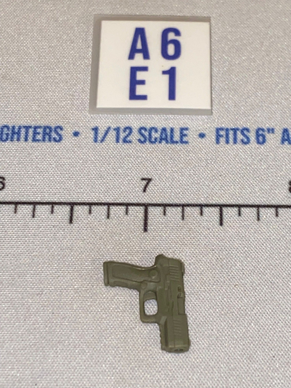 1/12 Scale Modern Semi-Automatic Pistol - Olive Drab