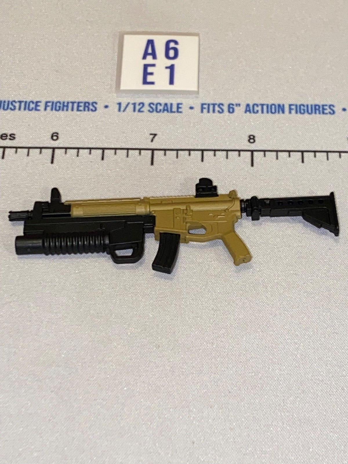 1/12 Scale Valaverse Modern Era Assault Rifle with Underbarrel Grenade Launcher