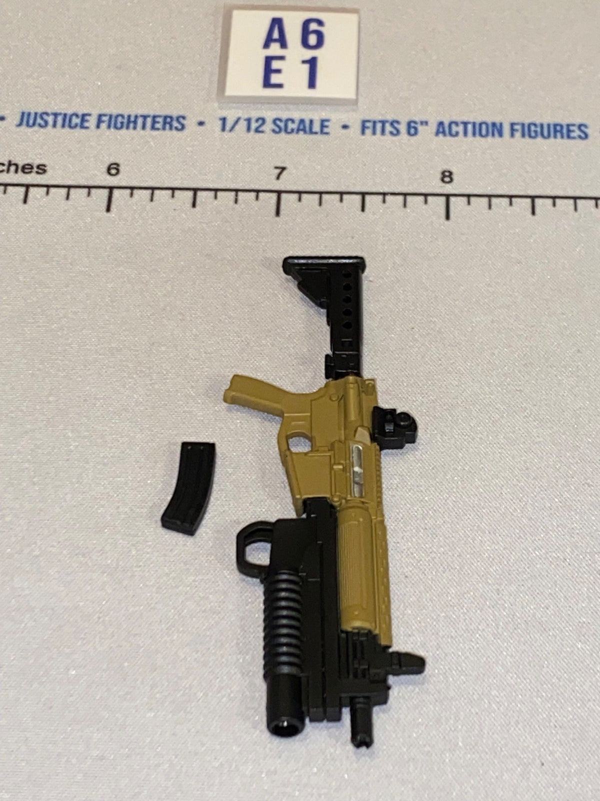 1/12 Scale Valaverse Modern Era Assault Rifle with Underbarrel Grenade Launcher