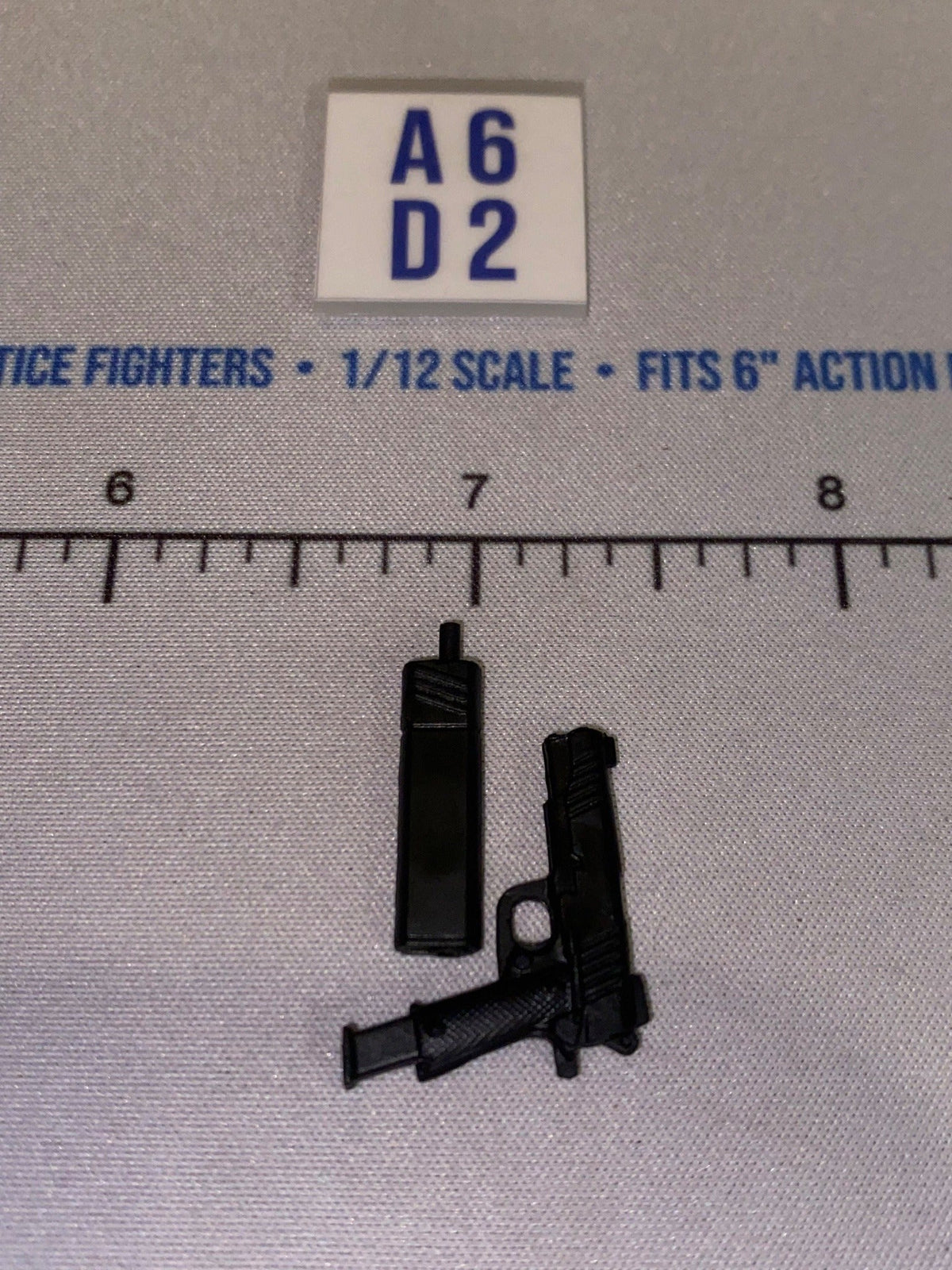 1/12 Scale Modern Era Semi-Automatic Pistol with Suppressor - GI Joe Classified