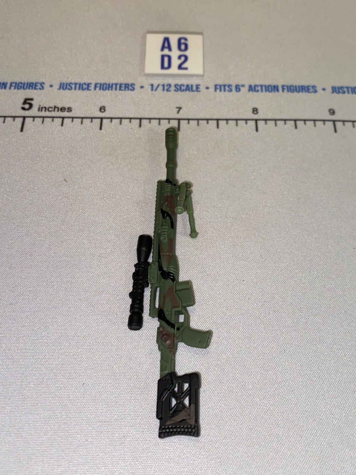 1/12 Scale Modern Era Sniper Rifle with Scope and Bipod - GI Joe Classified