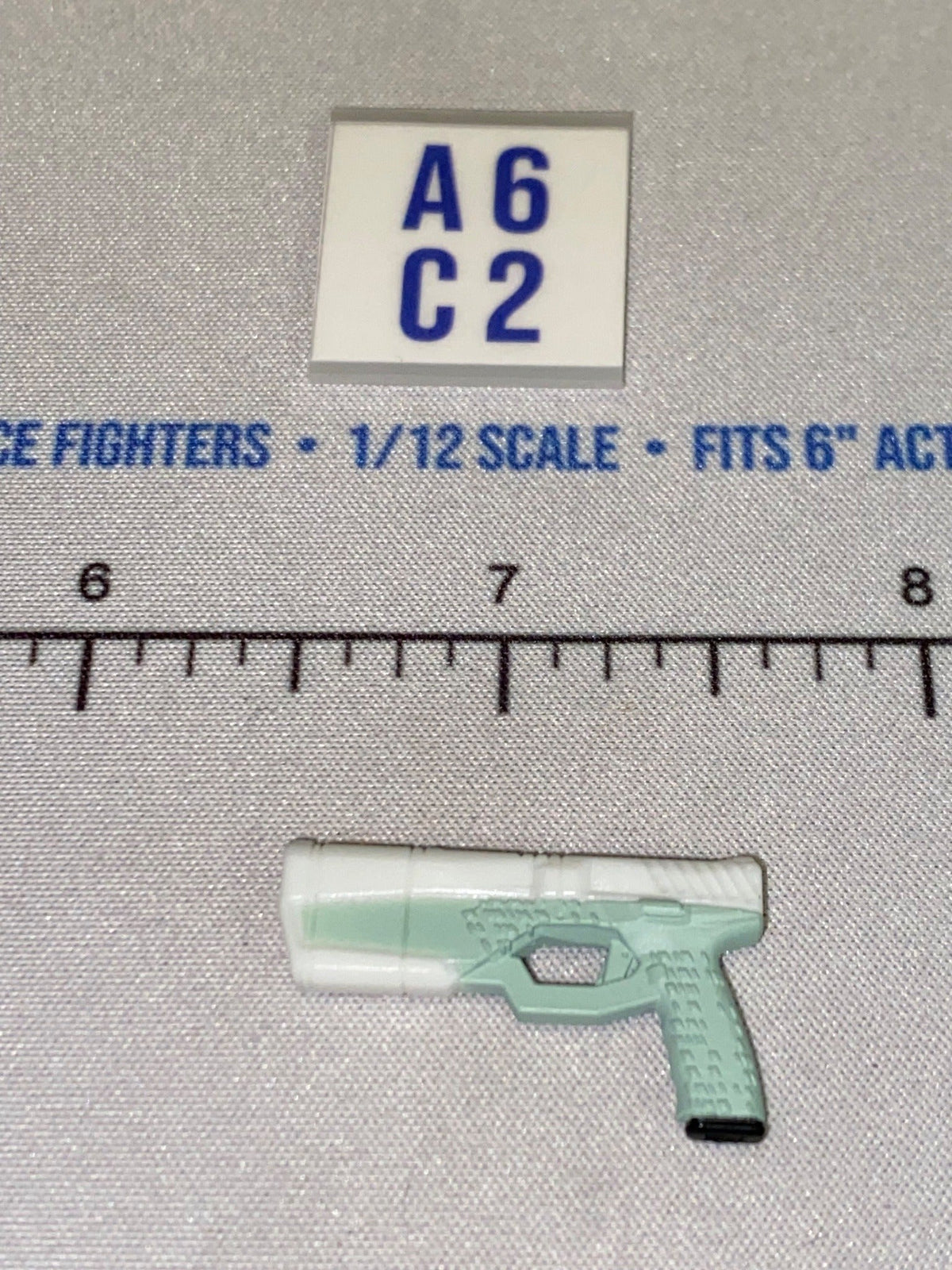 1/12 Scale Modern Era Semi-Automatic Pistol with Suppressor - Valaverse