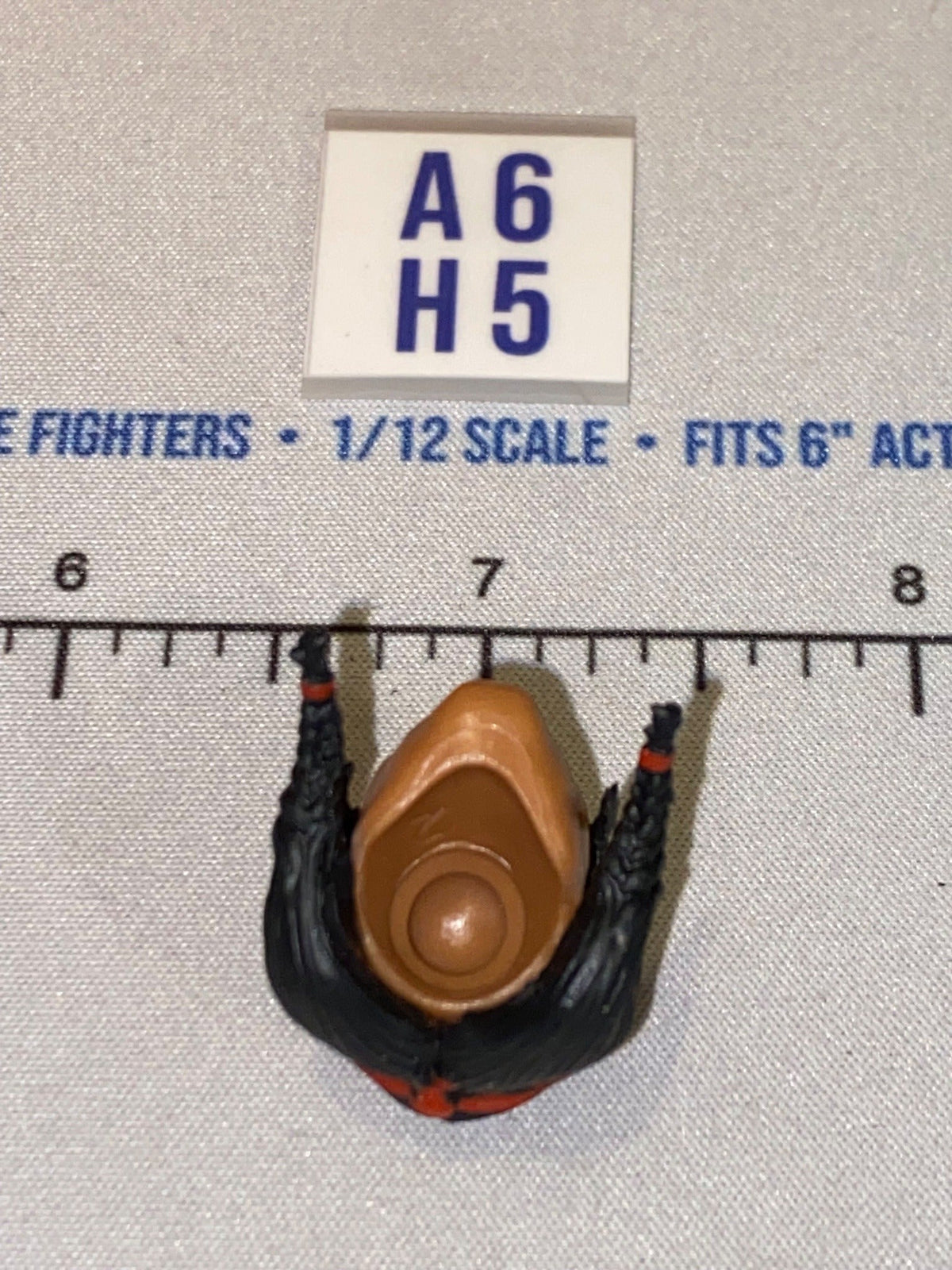 1/12 Scale Native American Male Head Sculpt with Braids and Headband - GI Joe Classified