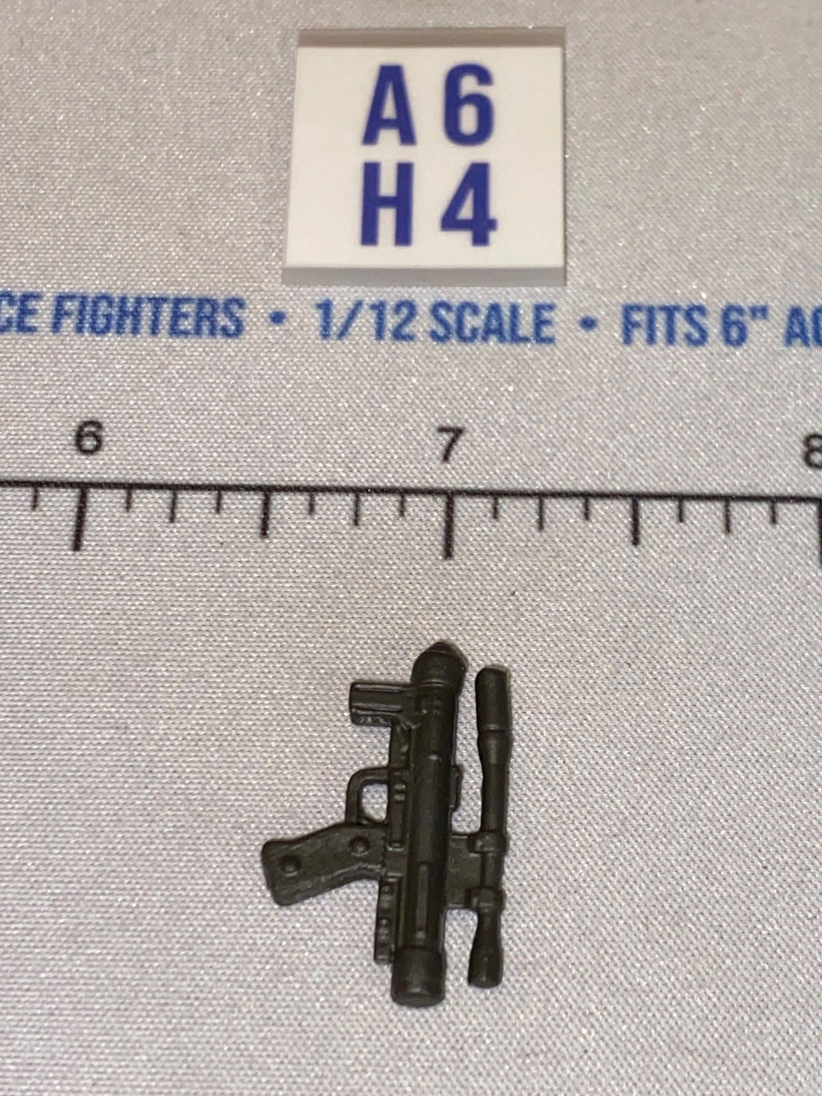1/12 Scale Star Wars Black Series Science Fiction Blaster Pistol with Scope - Dark Gray