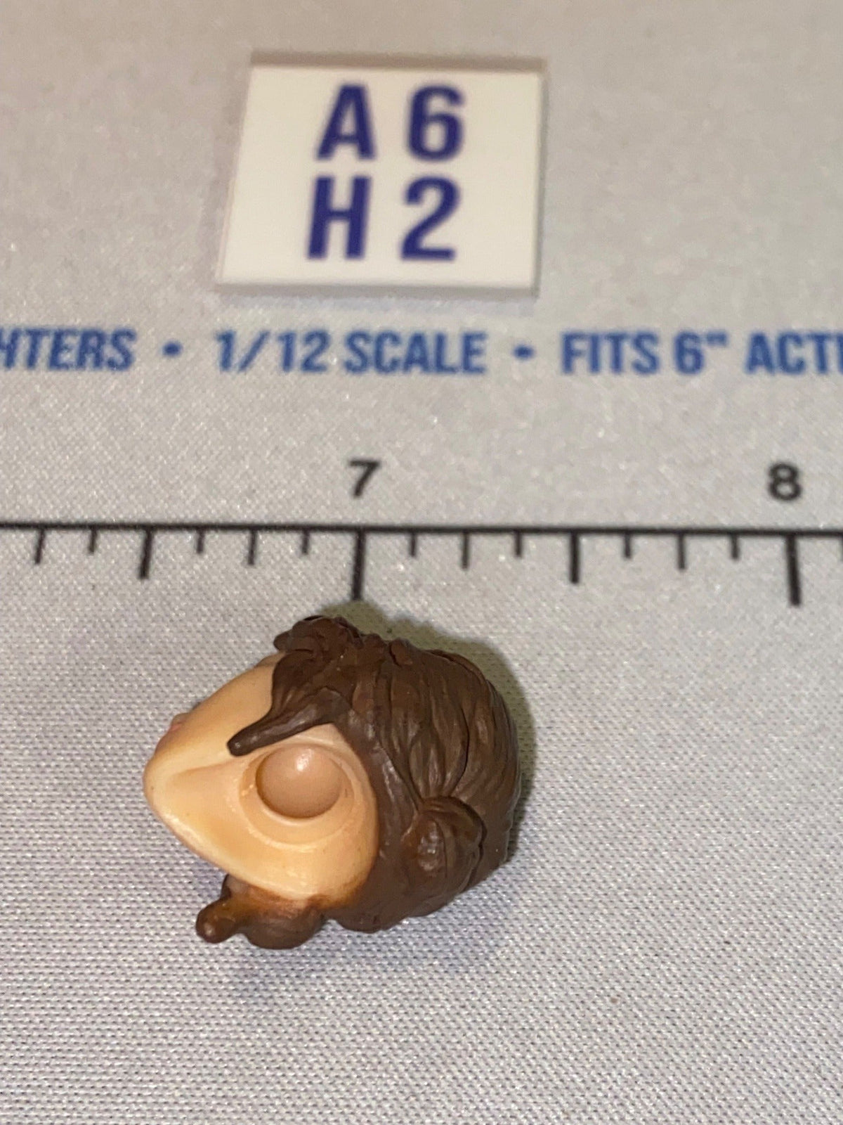 1/12 Scale Female Head Sculpt with Long Brown Hair - Star Wars Black Series