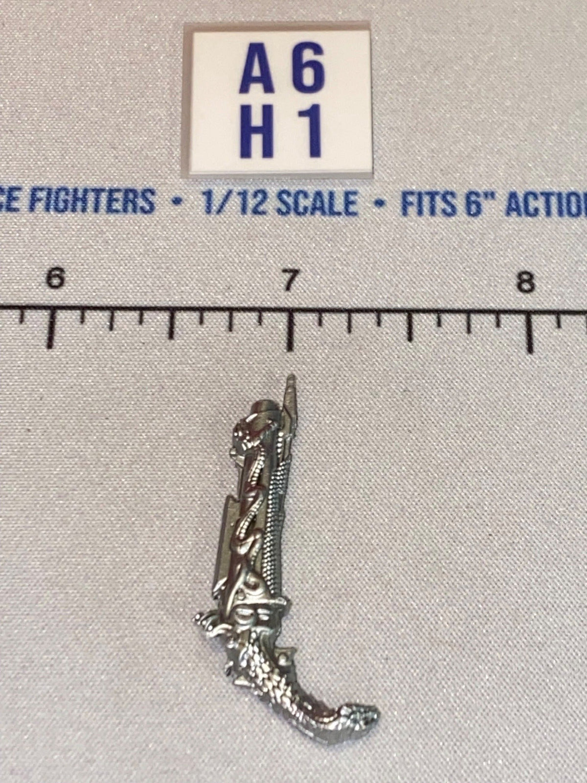 1/12 Scale Fantasy Flintlock Pistol - Silver - GI Joe Classified
