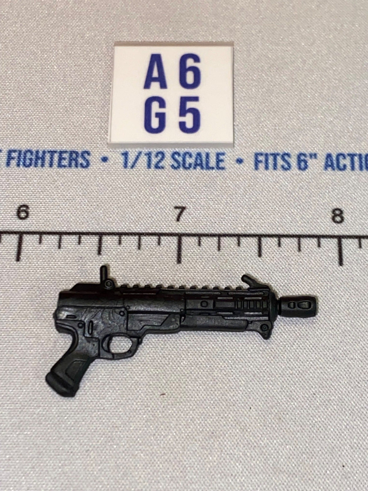 1/12 Scale Modern Submachine Gun - Black - GI Joe Classified