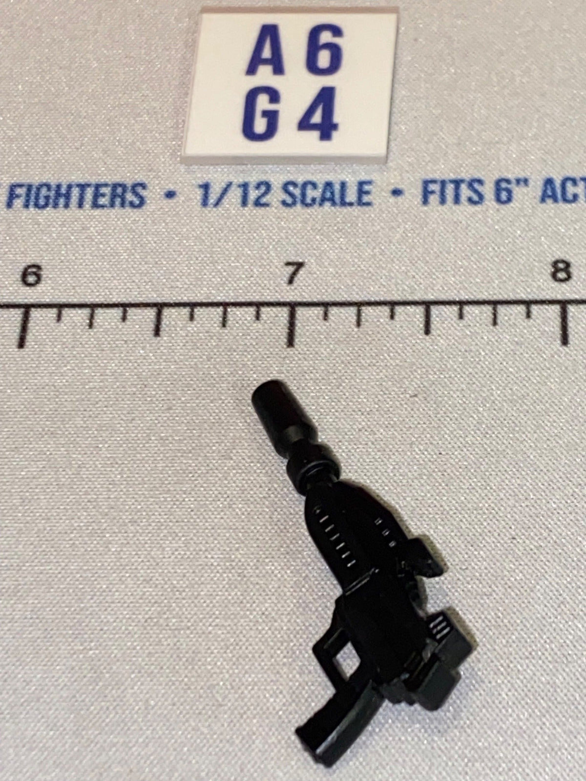 1/12 Scale Science Fiction Blaster Rifle with Suppressor - GI Joe Classified