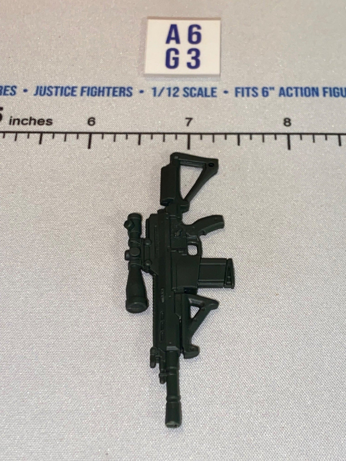 1/12 Scale Modern Era Assault Rifle with Scope - GI Joe Classified