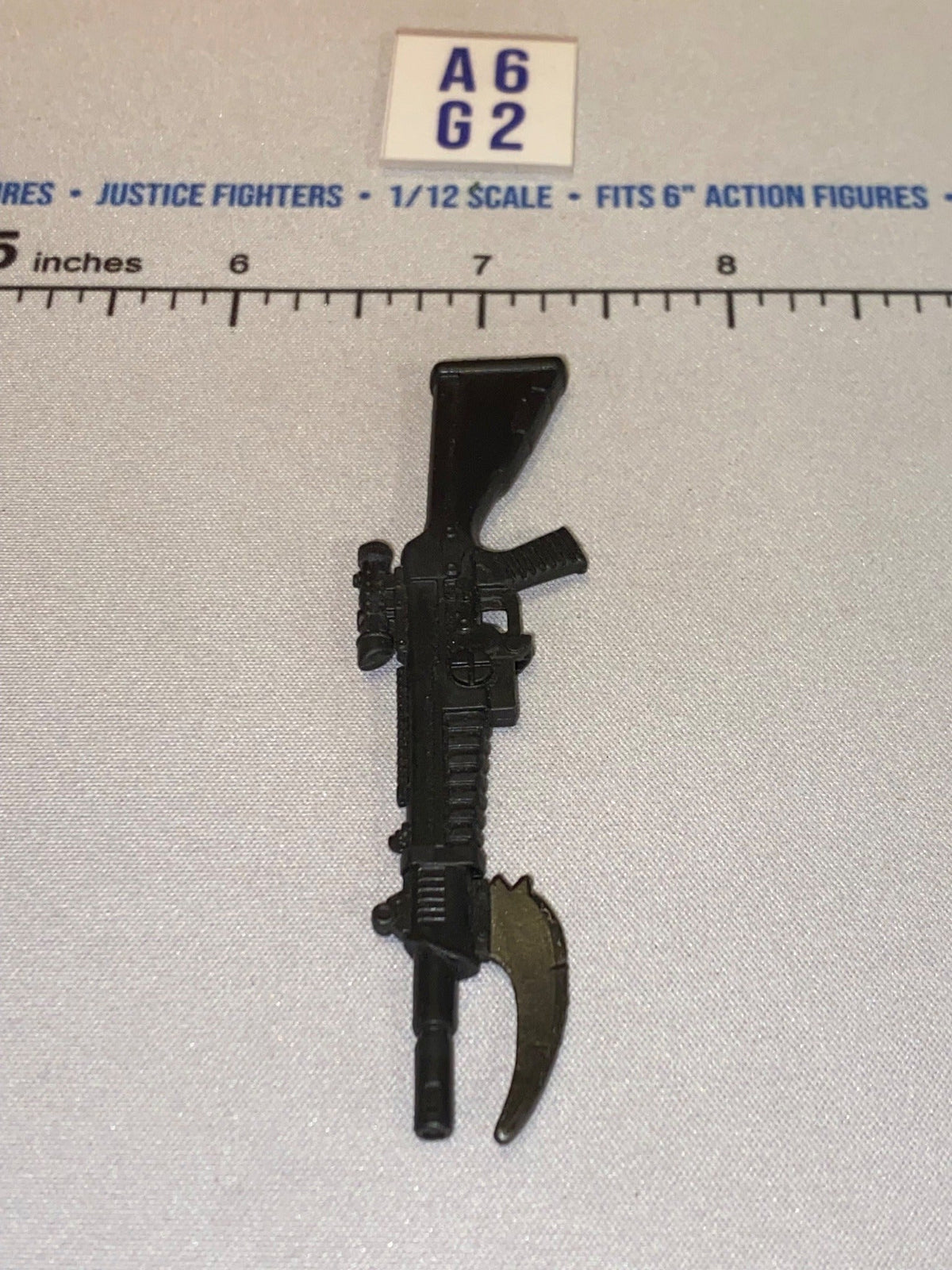 1/12 Scale Modern Dreadnok Assault Rifle with Blade Attachment - GI Joe Classified