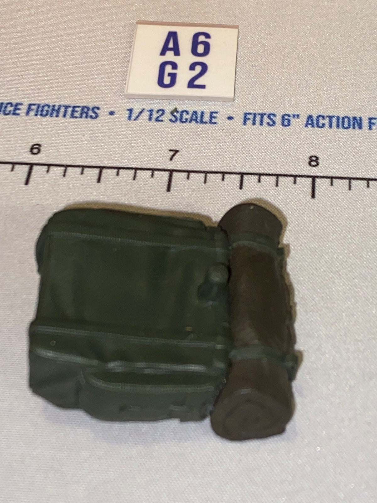 1/12 Scale Modern Military Large Field Pack with Bedroll - GI Joe Classified