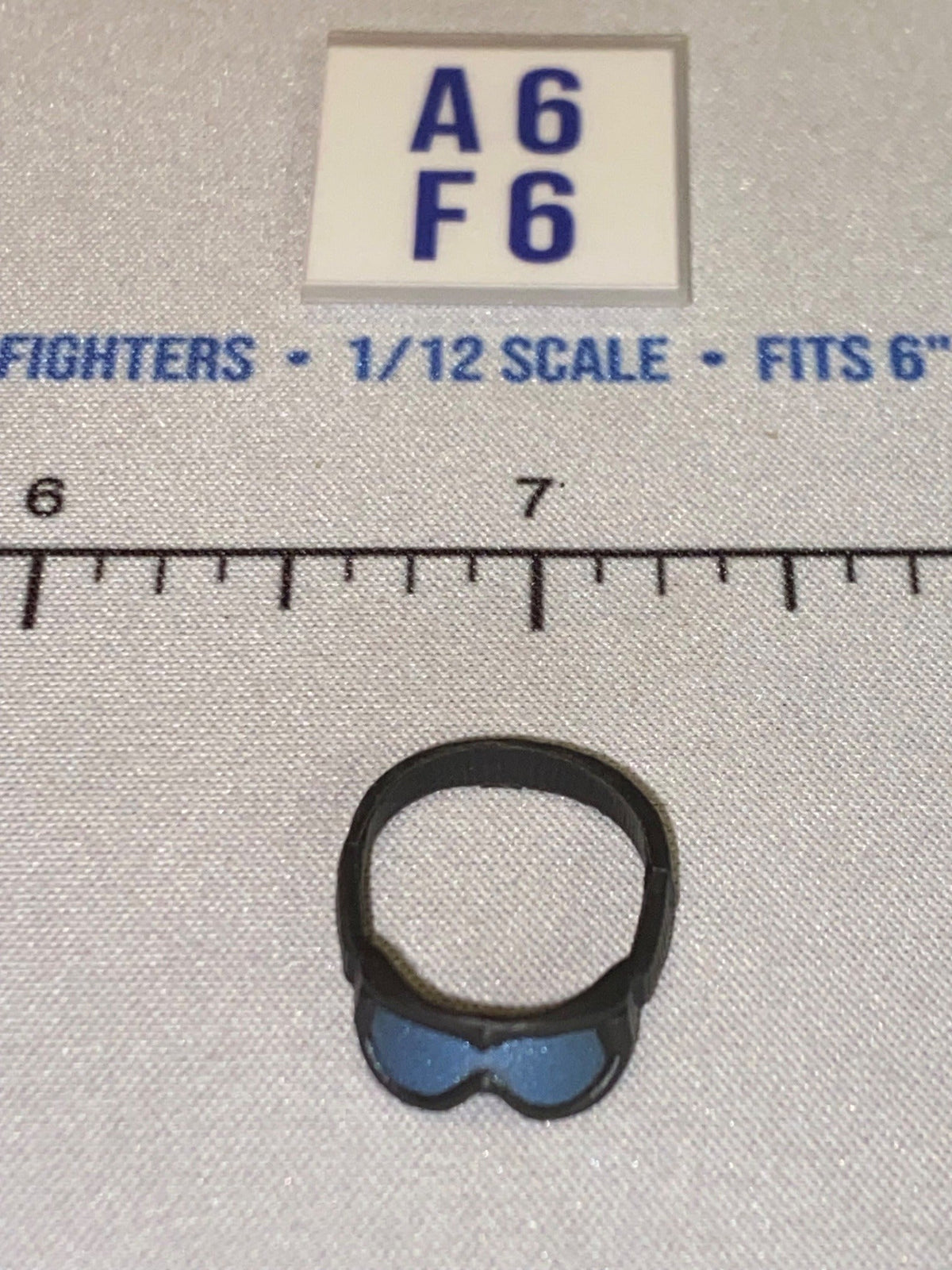 1/12 Scale Modern Era Blue Tinted Goggles - GI Joe Classified