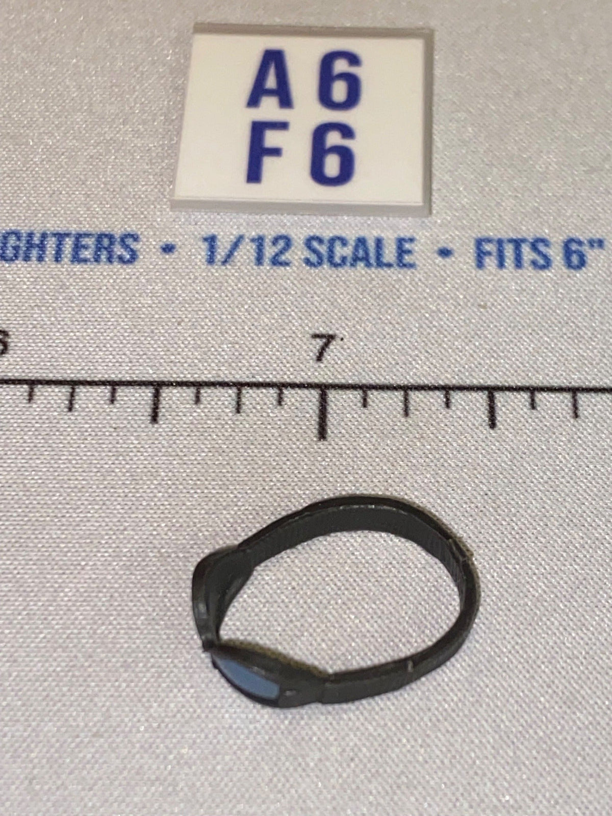 1/12 Scale Modern Era Blue Tinted Goggles - GI Joe Classified