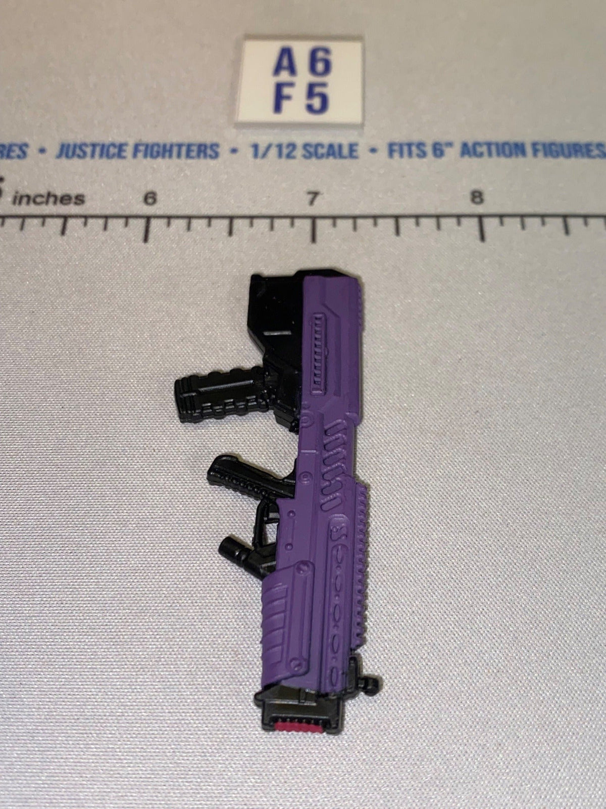 1/12 Scale Science Fiction Assault Rifle - Purple and Black - GI Joe Classified
