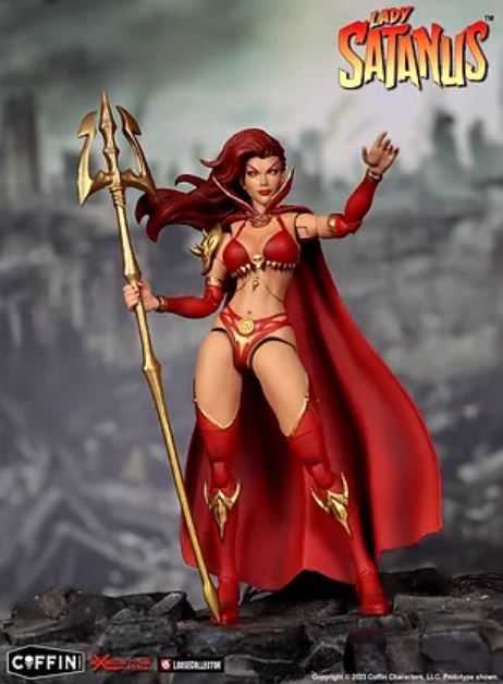 1/12 Scale Executive Replicas LADY SATANUS 6in Action Figure - NIB Executive Replicas ER-LC-LS