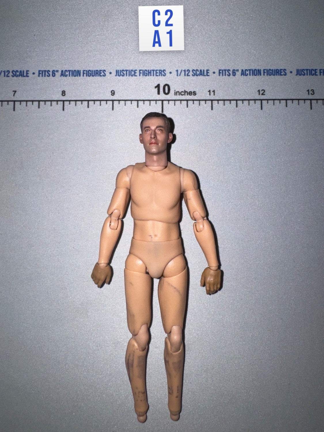 1/12 Scale Modern Era US Nude Male Figure Body - 1/12 Scale WWII German SS Honor Guard Aaron - DID 3R TG80007 DiD DiD