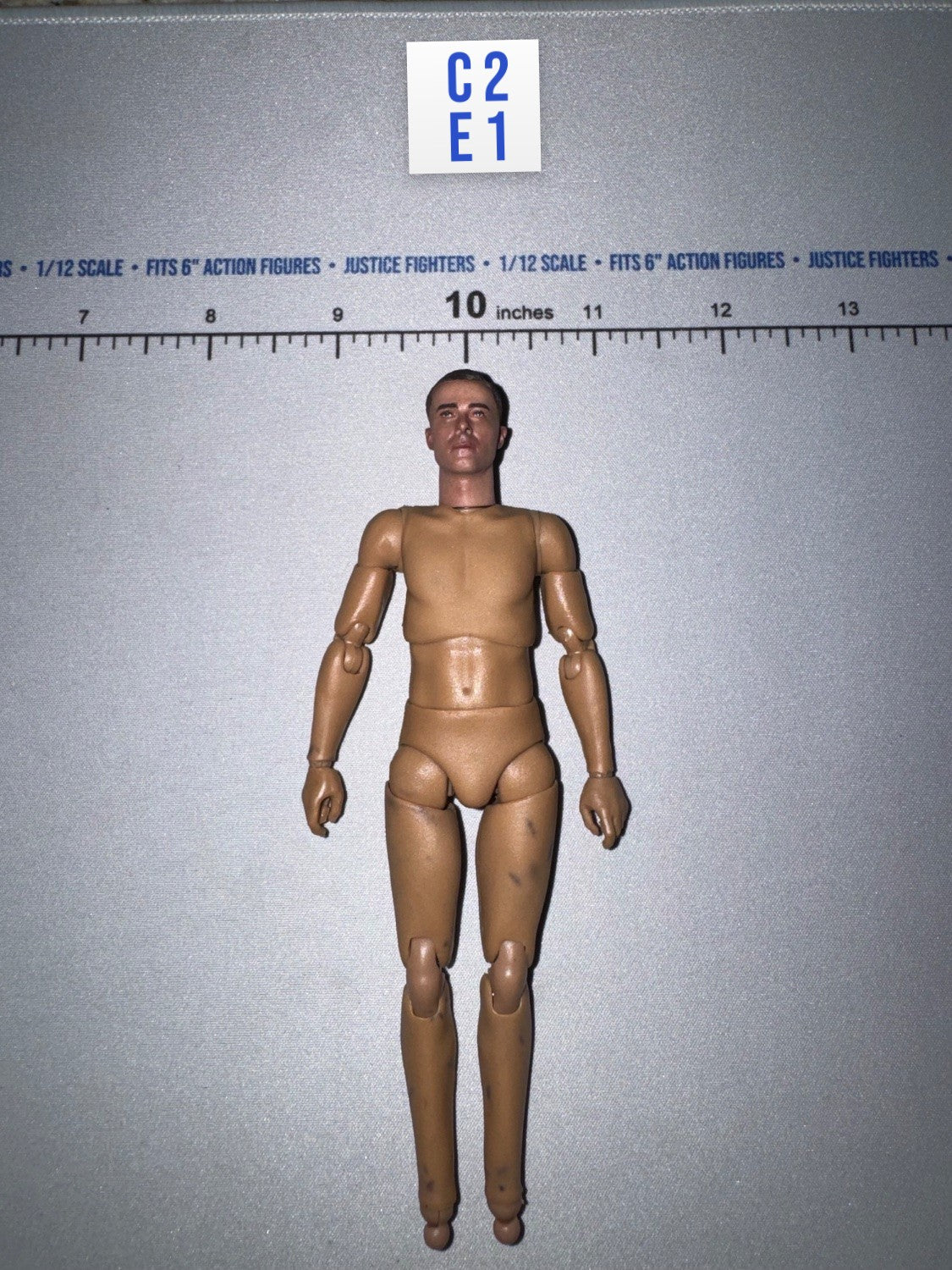 1/12 Scale WWII German Nude Male Figure Body - Panzer Commander Joachim Peiper DiD XD80022