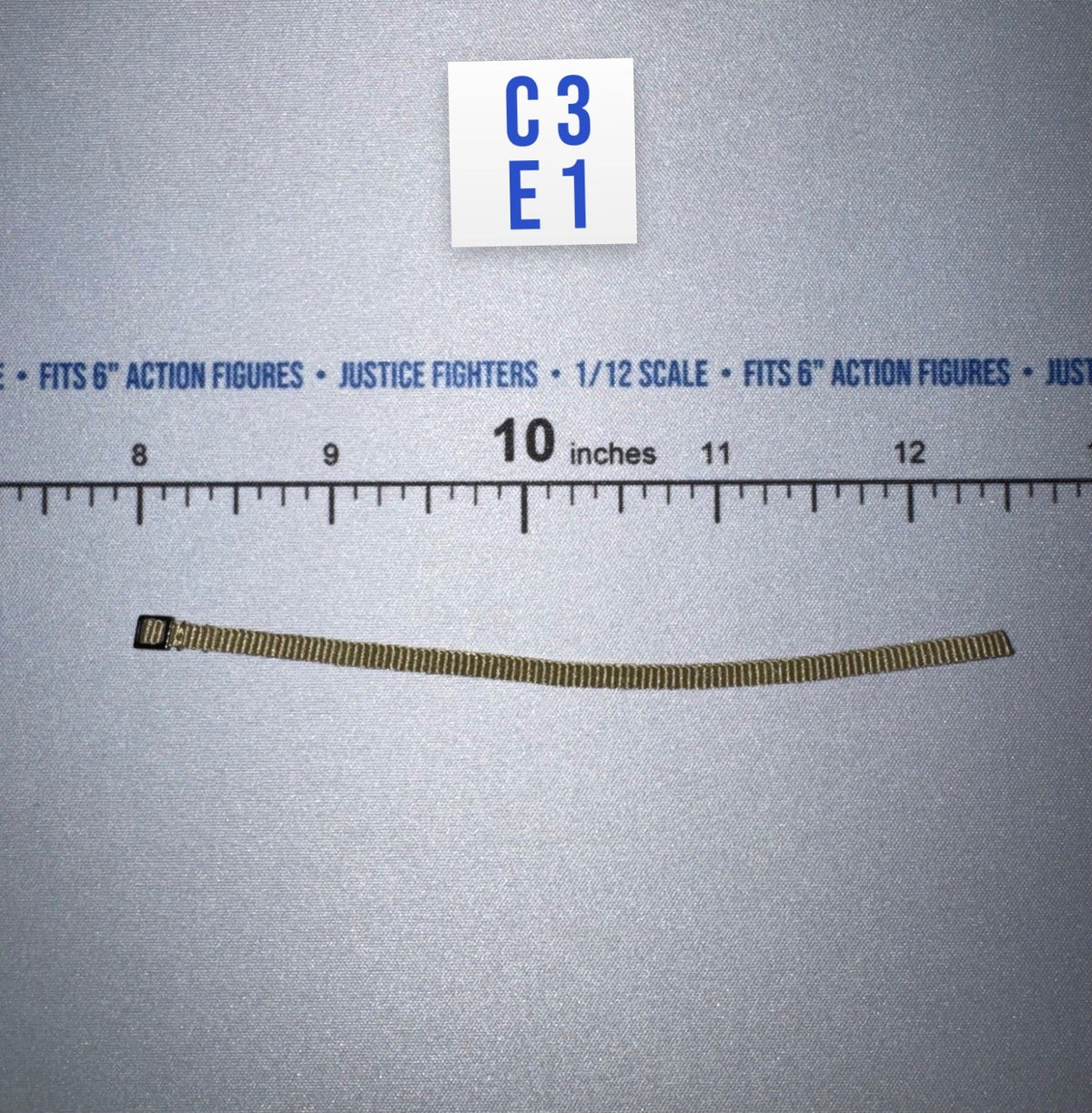 1/12 Scale WWII German Combat Belt - WWII US Ranger Private Jackson DiD XA80009