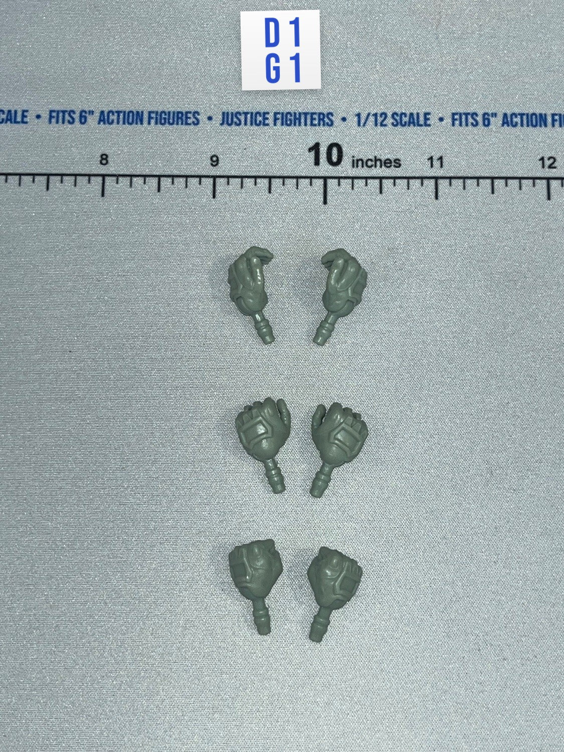 1/12 Scale Modern Interchangeable Hands - Delta Corps - Action Force Valaverse