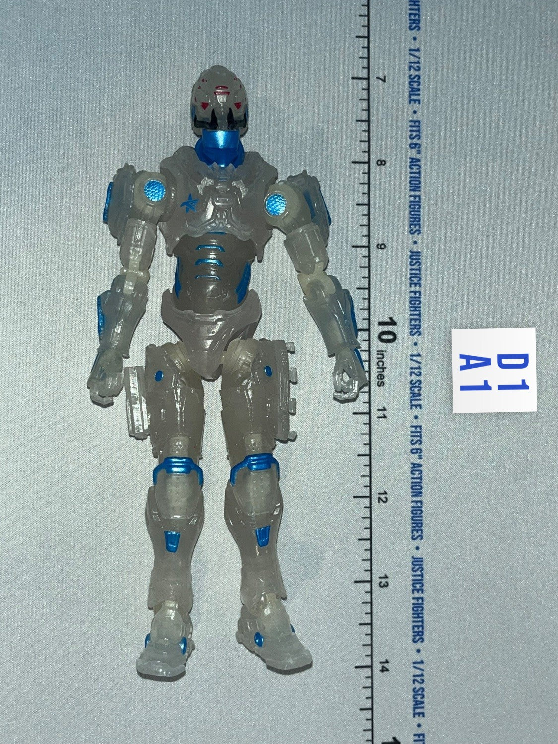1/12 Scale Glow in the Dark Armored Robot Figure - Praetorian Pyre - Valaverse