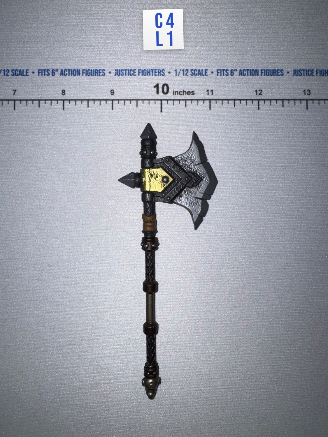 1/12 Scale Medieval Fantasy Battle Axe - Malleus 2 - Mythic Legions - Four Horsemen