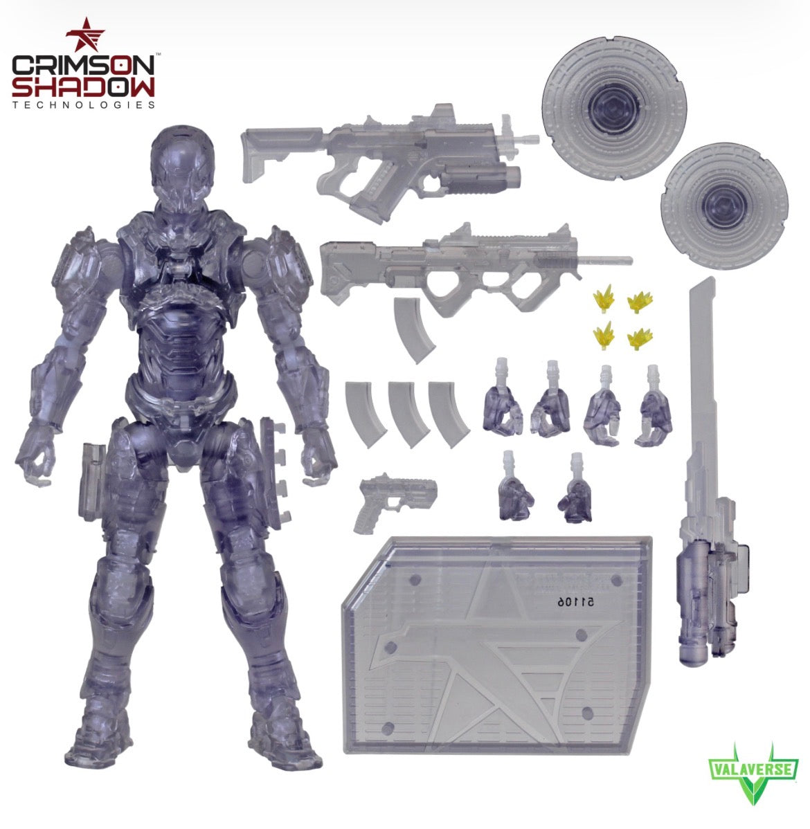 1/12 Scale Science Fiction Crimson Shadow Praetorian Wraith - Valaverse