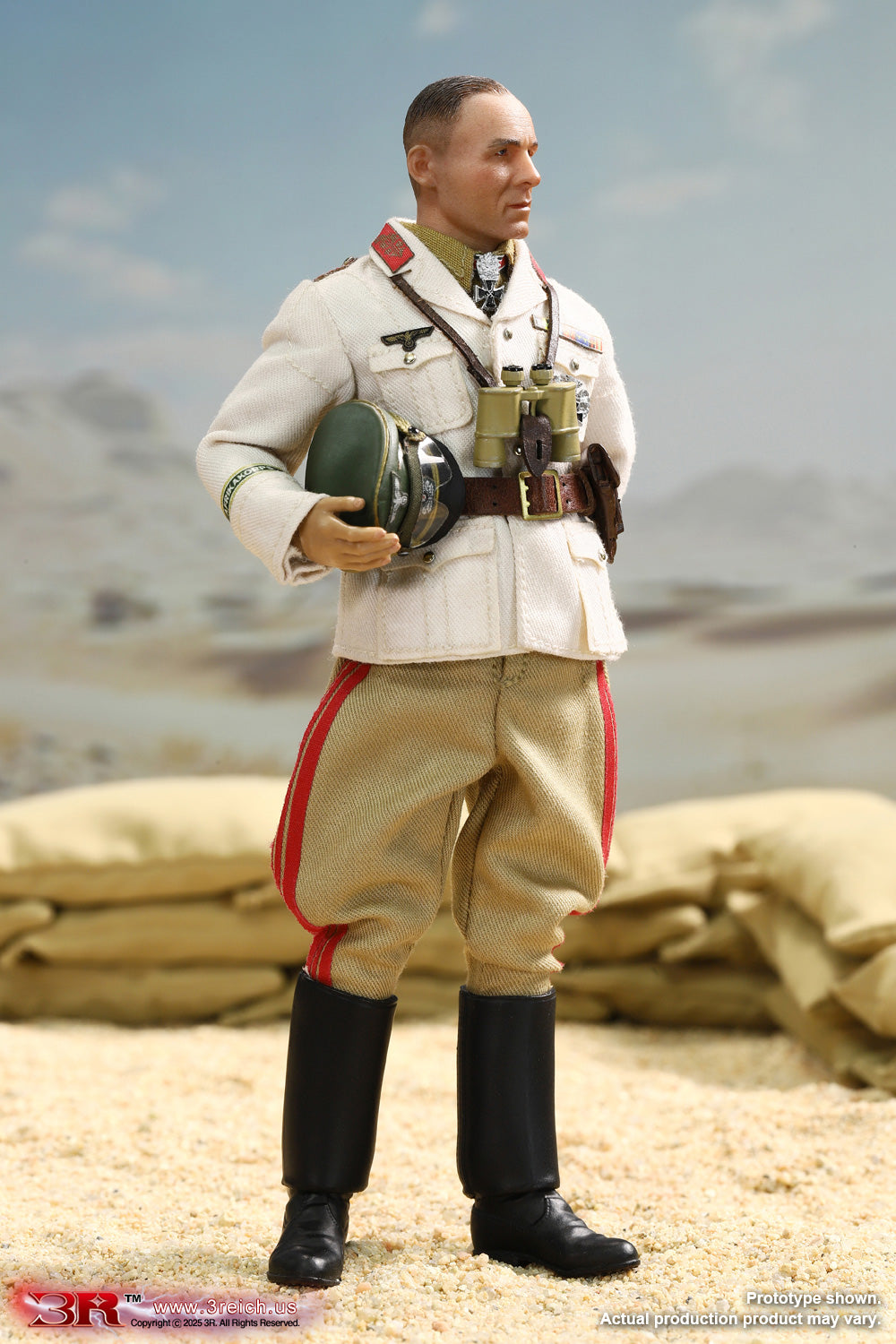 1/12 Scale Erwin Rommel, The Desert Fox - NIB DID 3R TG80004