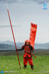 1/12 Scale Palm Hero Series Japan Sengoku Soldier (Red) - NIB DID XJ80016A