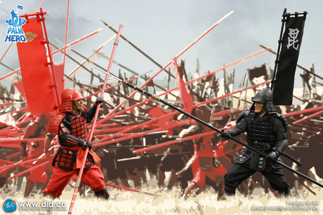 1/12 Scale Palm Hero Series Japan Sengoku Soldier (Black) - NIB DID XJ80017A