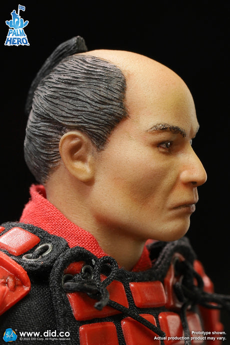 1/12 Scale Palm Hero Series Japan Sengoku Soldier (Red) - NIB DID XJ80016A