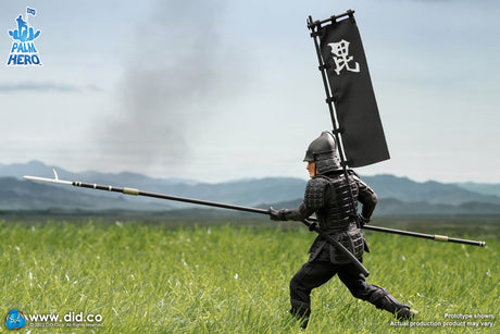 1/12 Scale Palm Hero Series Japan Sengoku Soldier (Black) - NIB DID XJ80017A