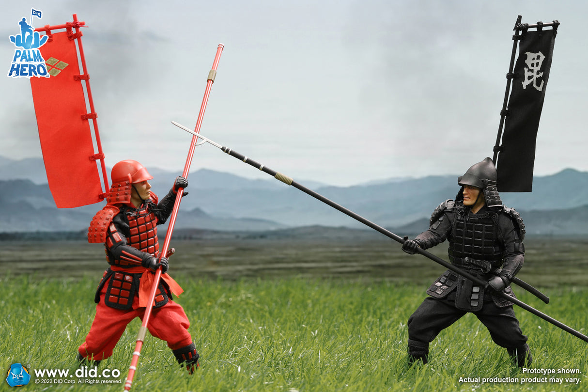 1/12 Scale Palm Hero Series Japan Sengoku Soldier (Black) - NIB DID XJ80017A