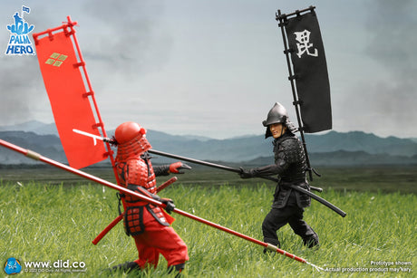 1/12 Scale Palm Hero Series Japan Sengoku Soldier (Black) - NIB DID XJ80017A