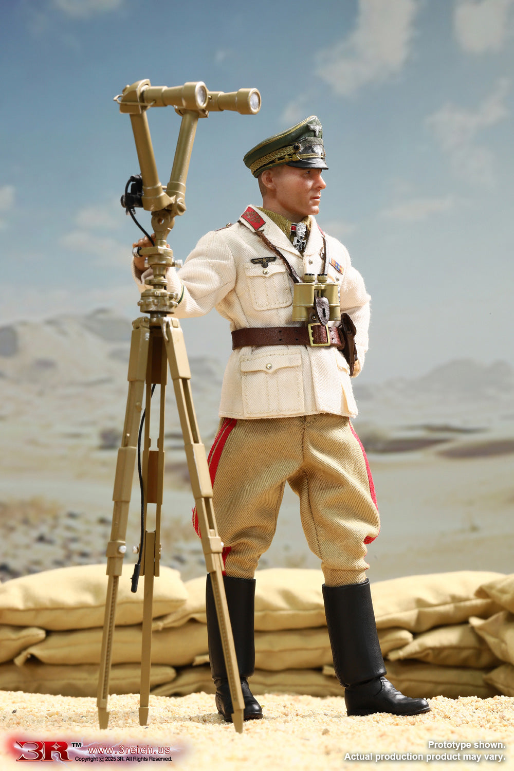 1/12 Scale Erwin Rommel, The Desert Fox - NIB DID 3R TG80004
