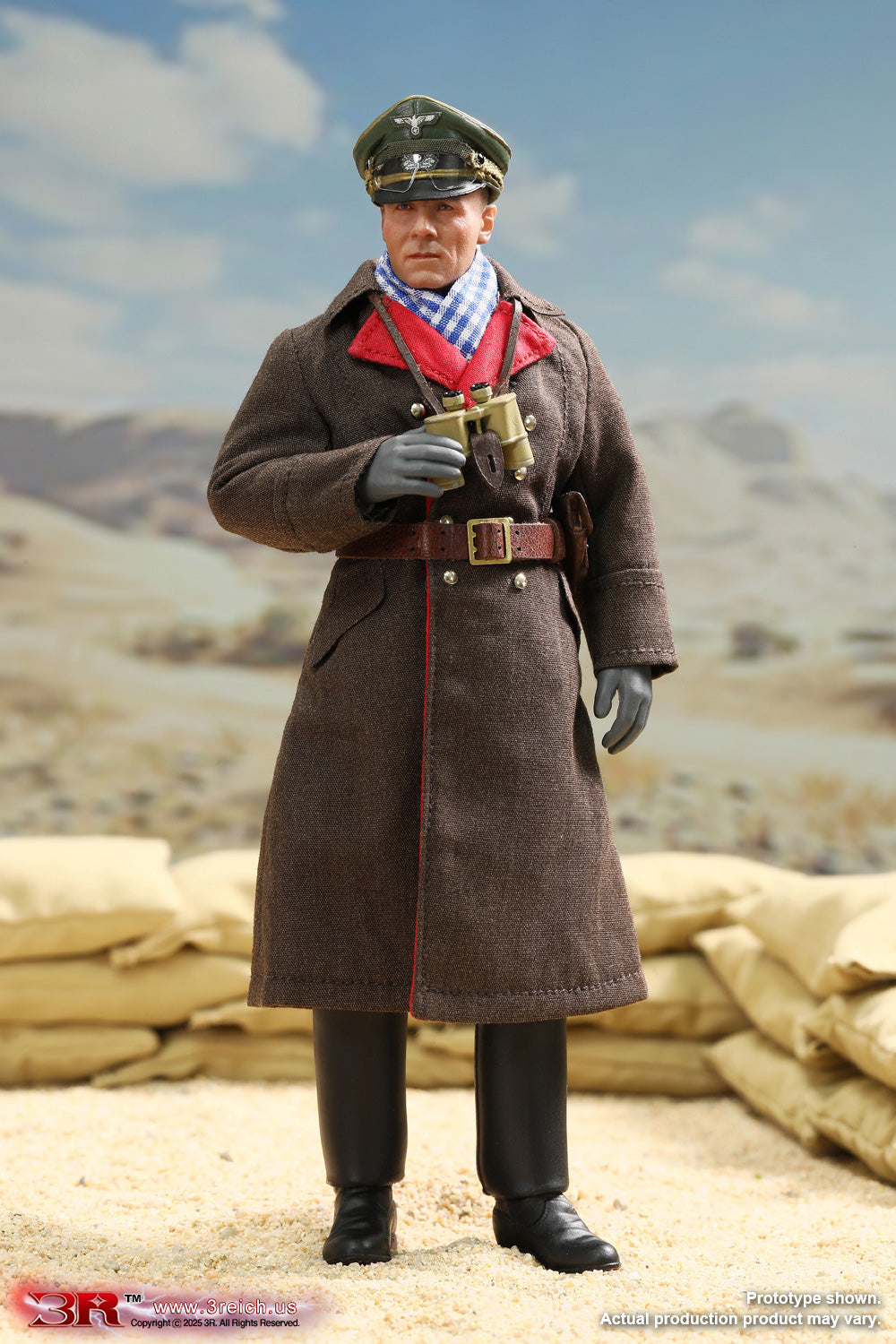 1/12 Scale Erwin Rommel, The Desert Fox - NIB DID 3R TG80004