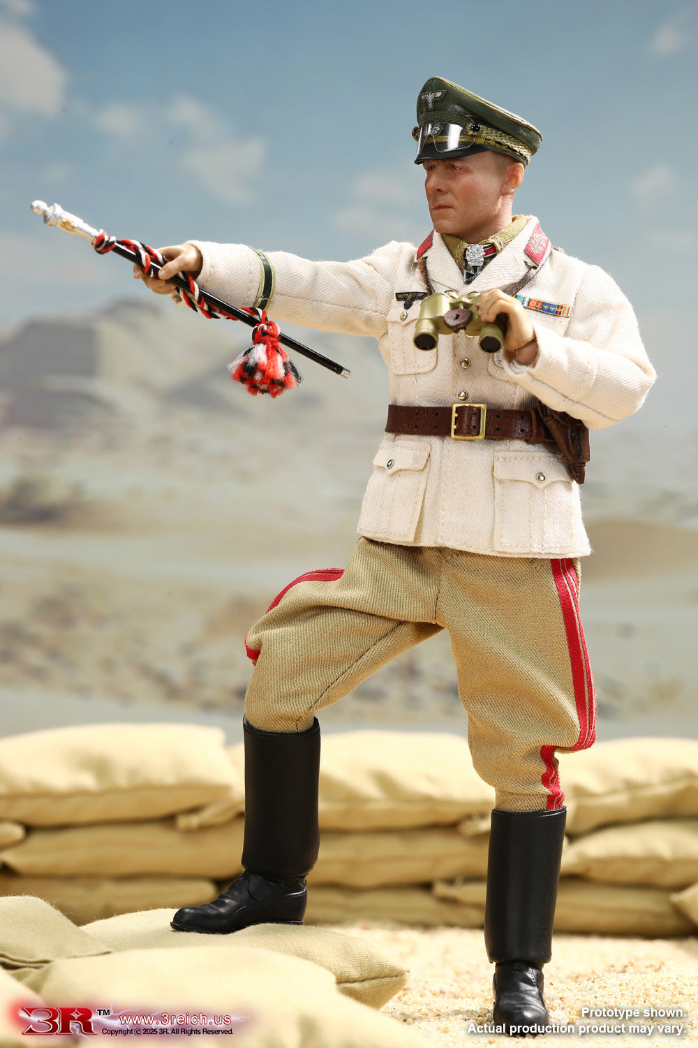 1/12 Scale Erwin Rommel, The Desert Fox - NIB DID 3R TG80004